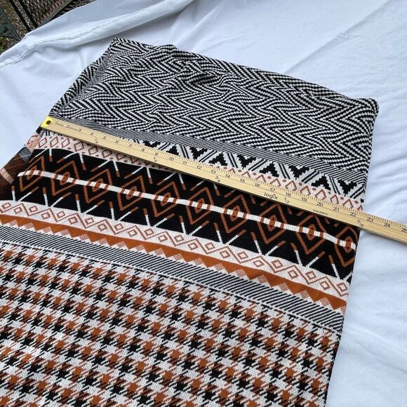 Joseph A. Woman Aztec cape poncho wrap OS boho festival - Picture 6 of 9